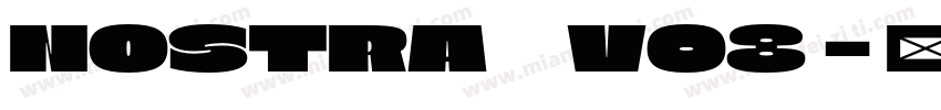 NOSTRA V08字体转换